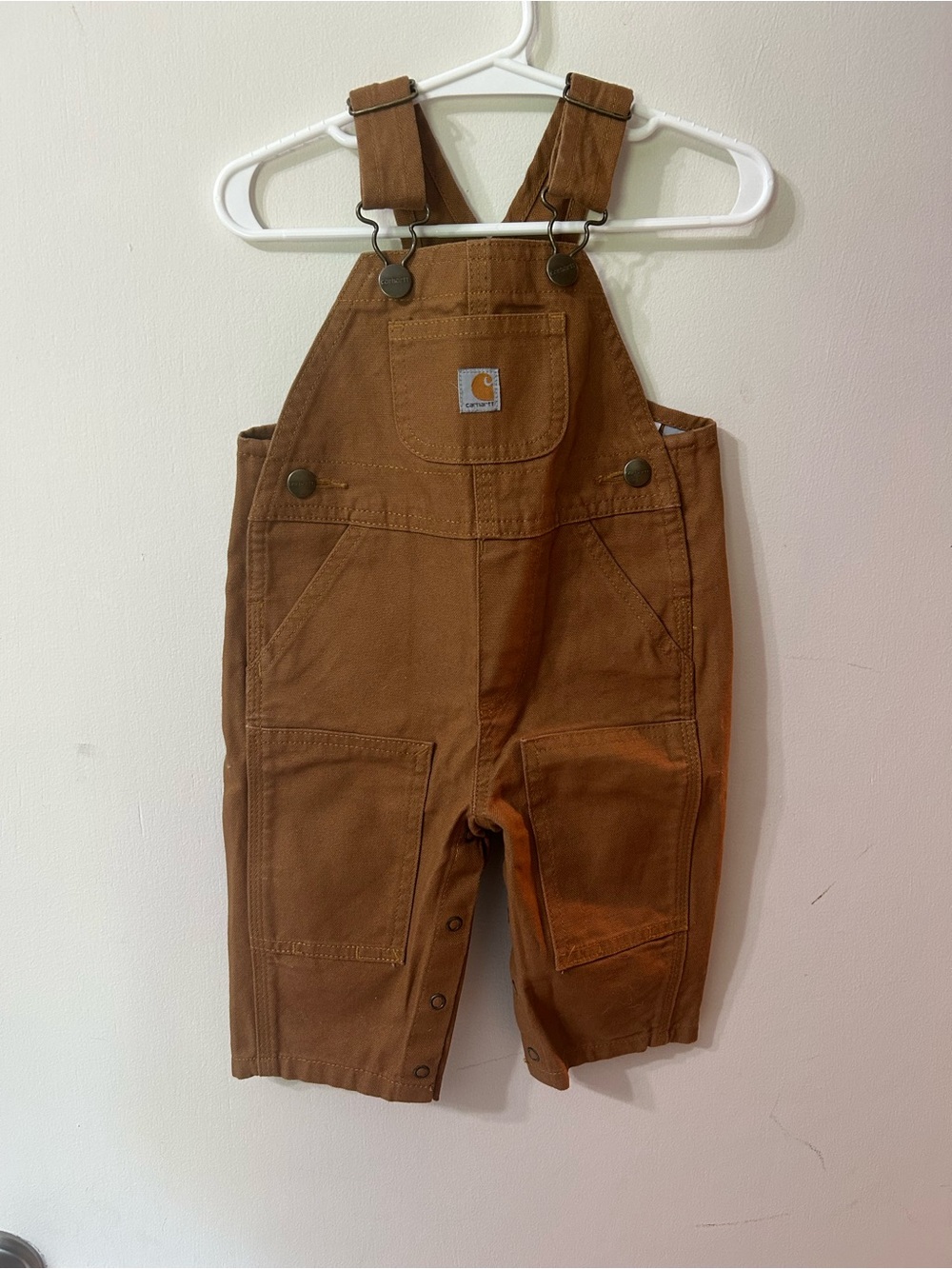Carhartt Baby Brown Duck Overalls